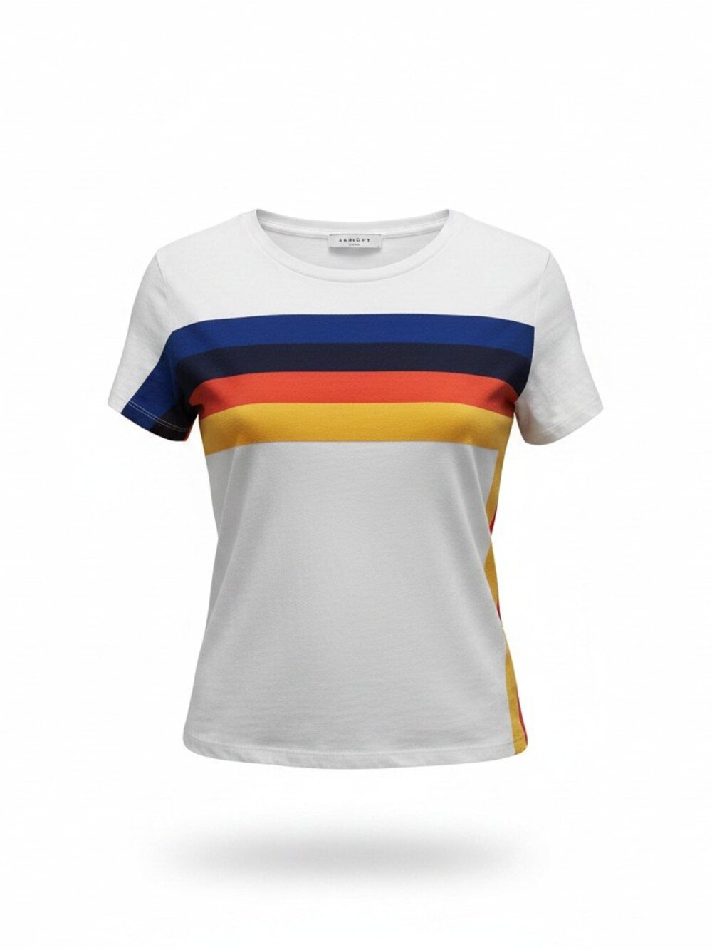 Sandro Paris Rainbow Striped Tee - Small / 17.5" PTP - AS IS